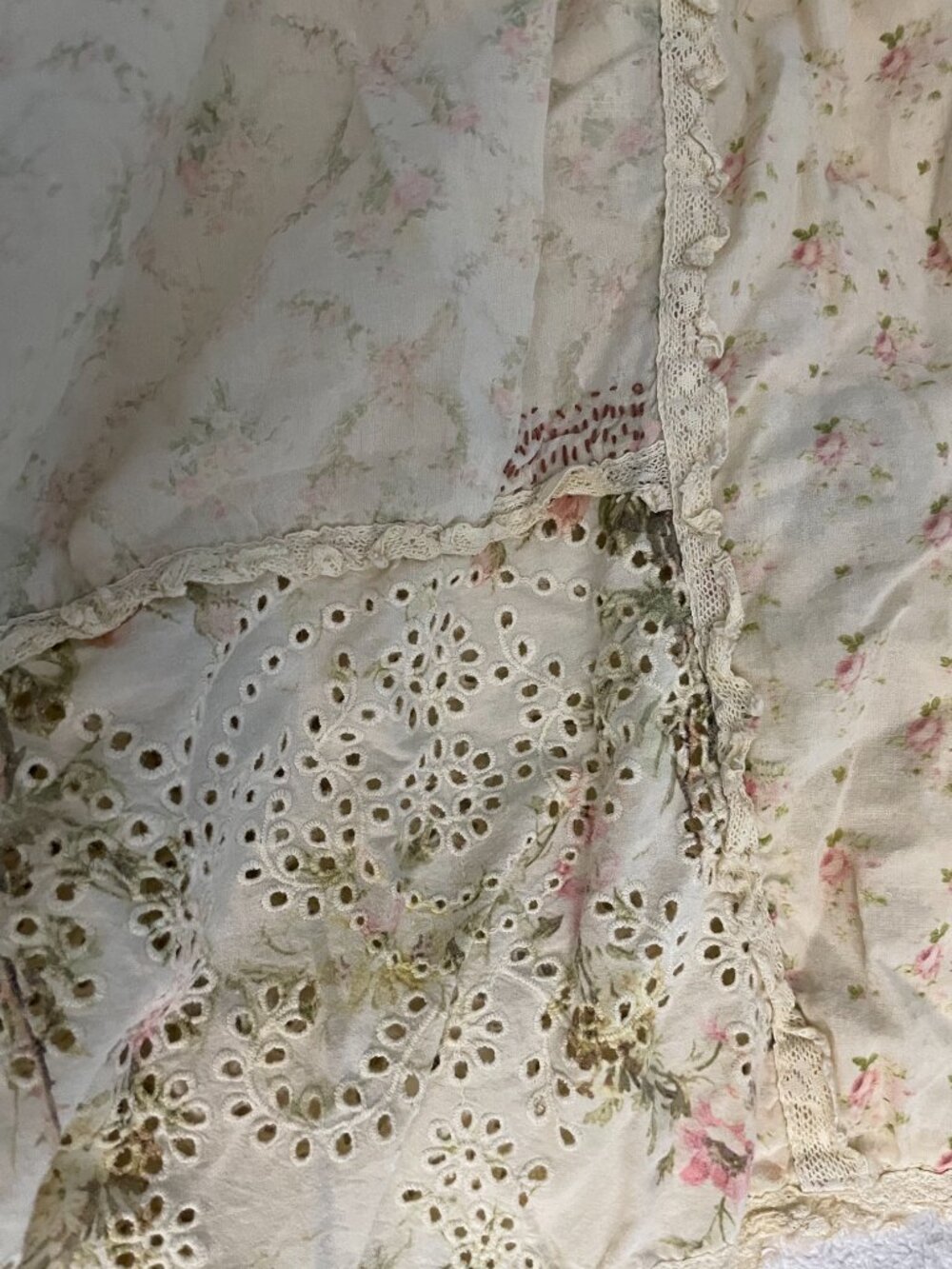 NWT Magnolia Pearl Helenia Dress Ronin Eyelet Lace Cotton Patchwork NEW $550 - Picture 13 of 14